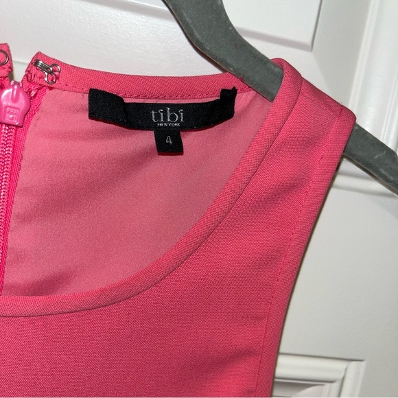 Tibi hot pink fuchsia sleeveless top shirt like new 4 - Picture 5 of 6